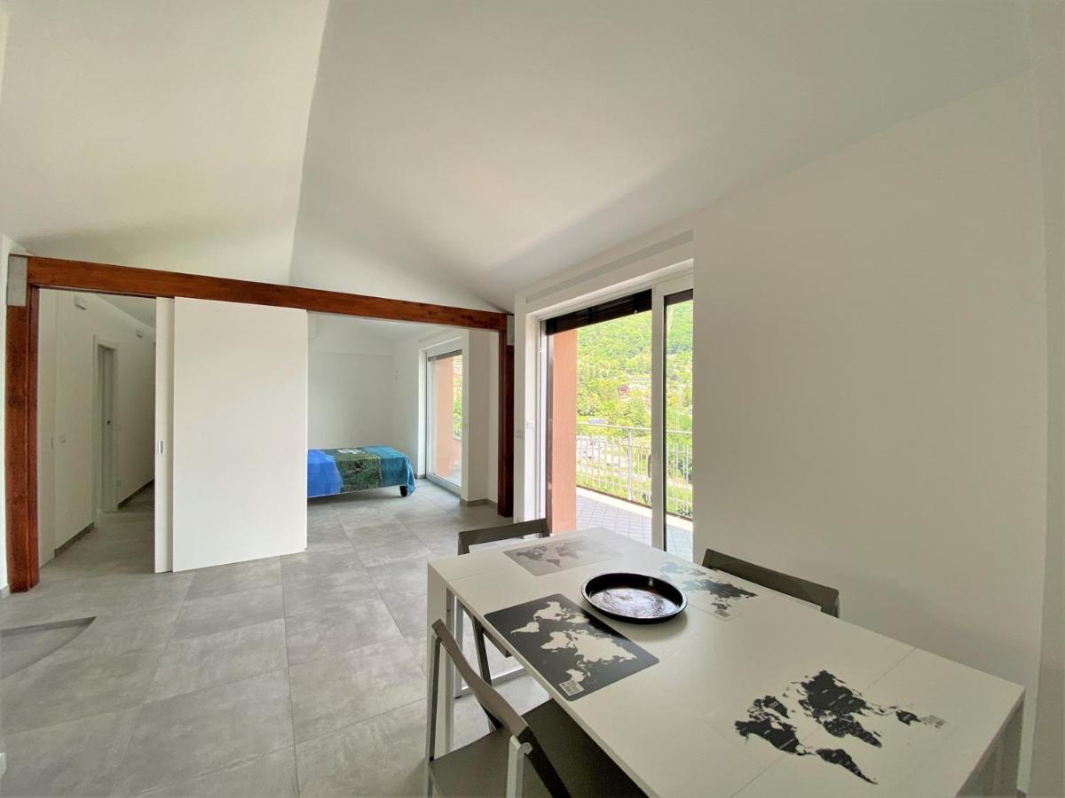 La Rondinella - Loft With Fantastic View On Lake Como Apartman Argegno Kültér fotó