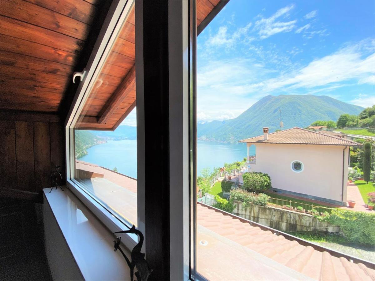 La Rondinella - Loft With Fantastic View On Lake Como Apartman Argegno Kültér fotó