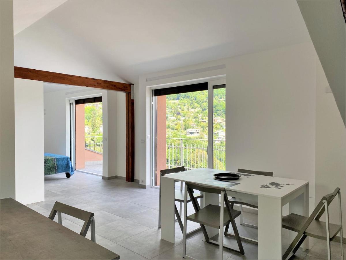 La Rondinella - Loft With Fantastic View On Lake Como Apartman Argegno Kültér fotó