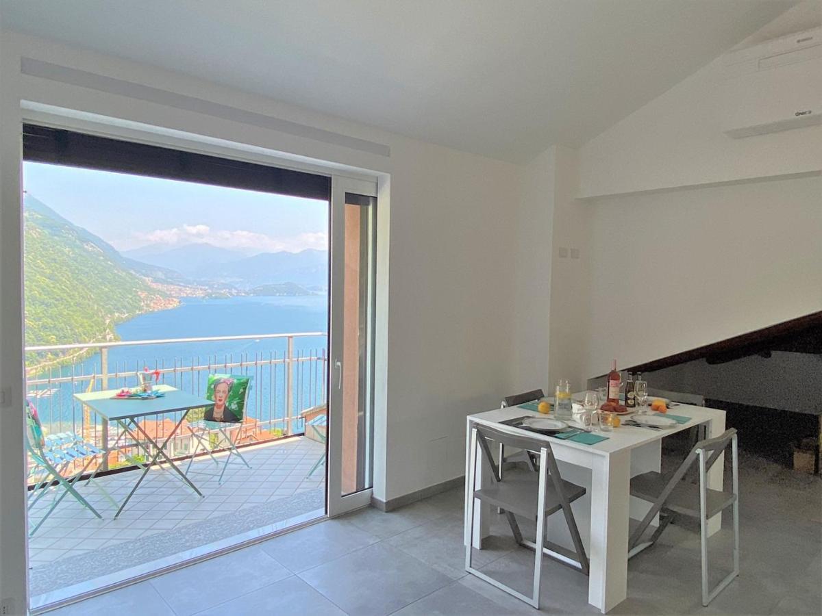 La Rondinella - Loft With Fantastic View On Lake Como Apartman Argegno Kültér fotó