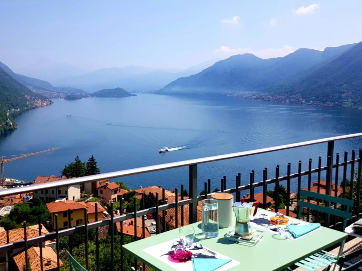 La Rondinella - Loft With Fantastic View On Lake Como Apartman Argegno Kültér fotó