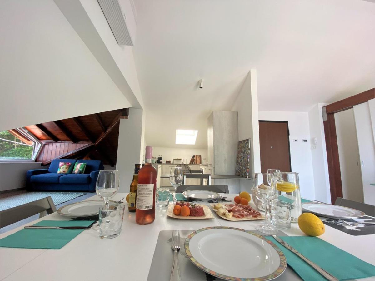 La Rondinella - Loft With Fantastic View On Lake Como Apartman Argegno Kültér fotó
