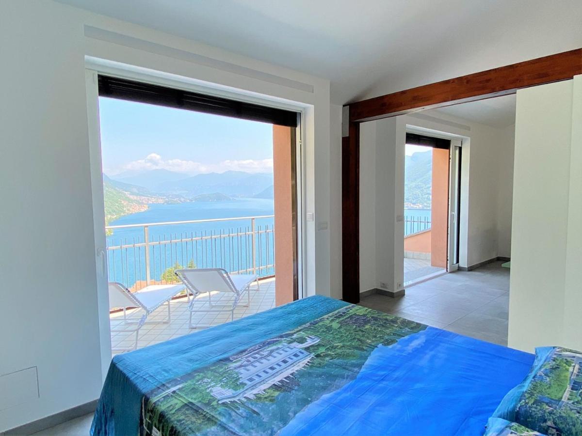 La Rondinella - Loft With Fantastic View On Lake Como Apartman Argegno Kültér fotó