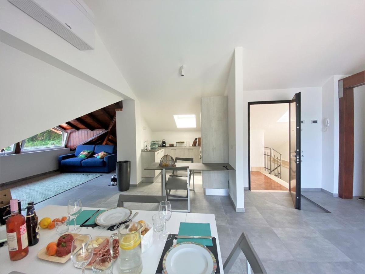 La Rondinella - Loft With Fantastic View On Lake Como Apartman Argegno Kültér fotó