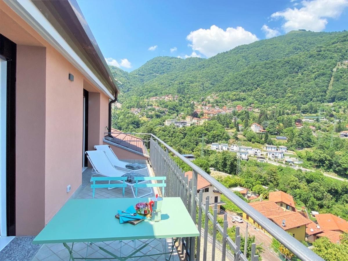 La Rondinella - Loft With Fantastic View On Lake Como Apartman Argegno Kültér fotó